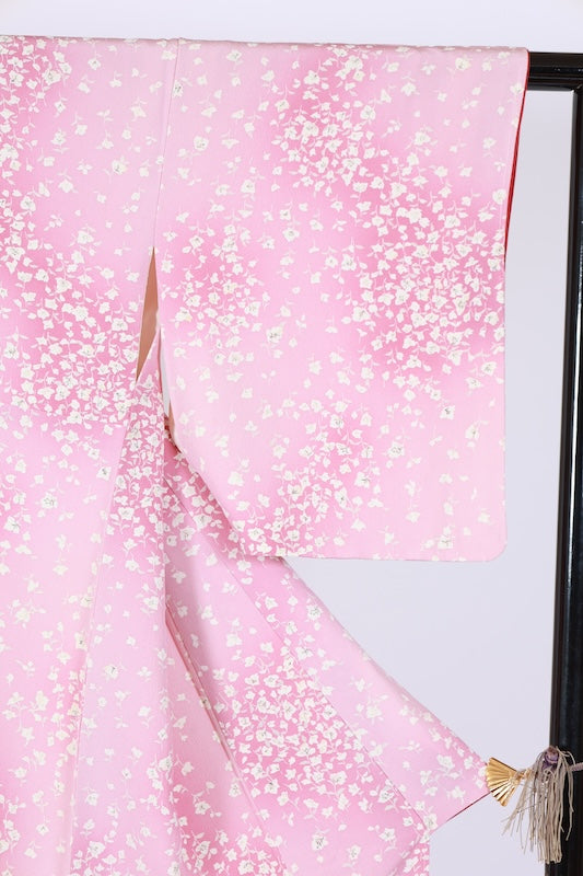 Japanese kimono Unused <Komon> Msize silk 100% /T658