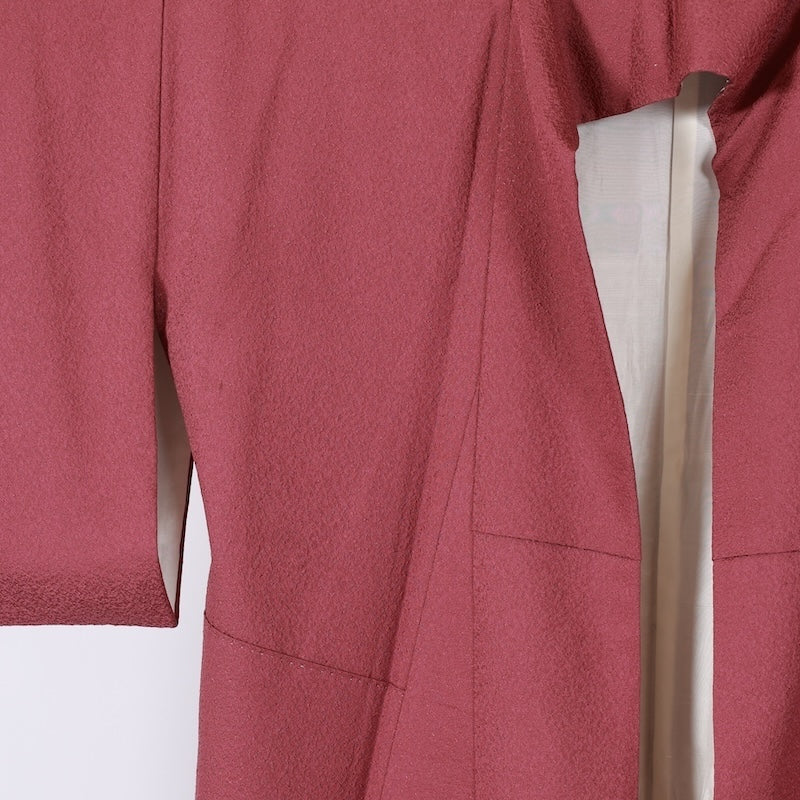 Japanese kimono used <Iromuzi> Msize silk 100% /T660