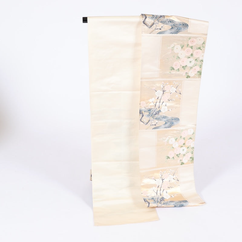 Japanese kimono sash belt used(fukuroobi)silk100%/G35