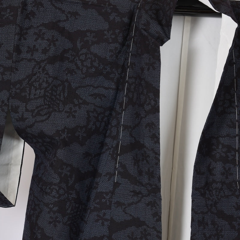 Japanese kimono Unused <houmongi> Msize silk 100% /T662