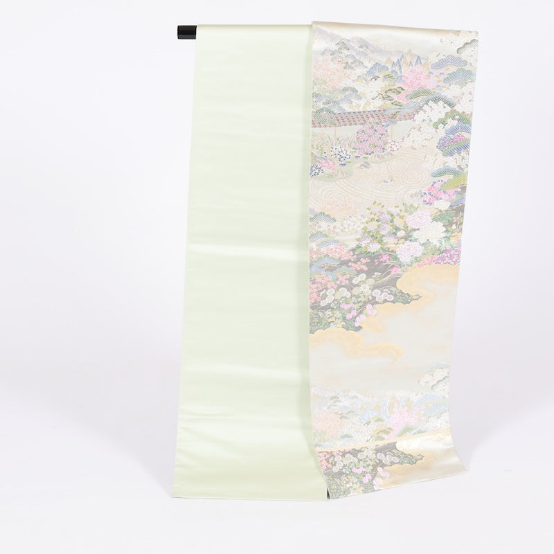 Japanese kimono sash belt used(fukuroobi)silk100%/G24