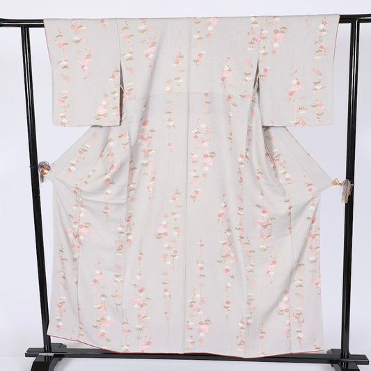 Japanese kimono Unused <Komon> Msize silk 100% /T645