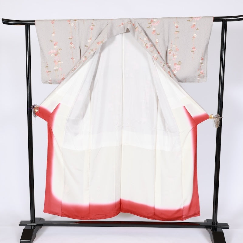 Japanese kimono Unused <Komon> Msize silk 100% /T645