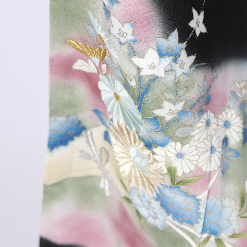 Japan kimono Used 100% silk Size M/G51