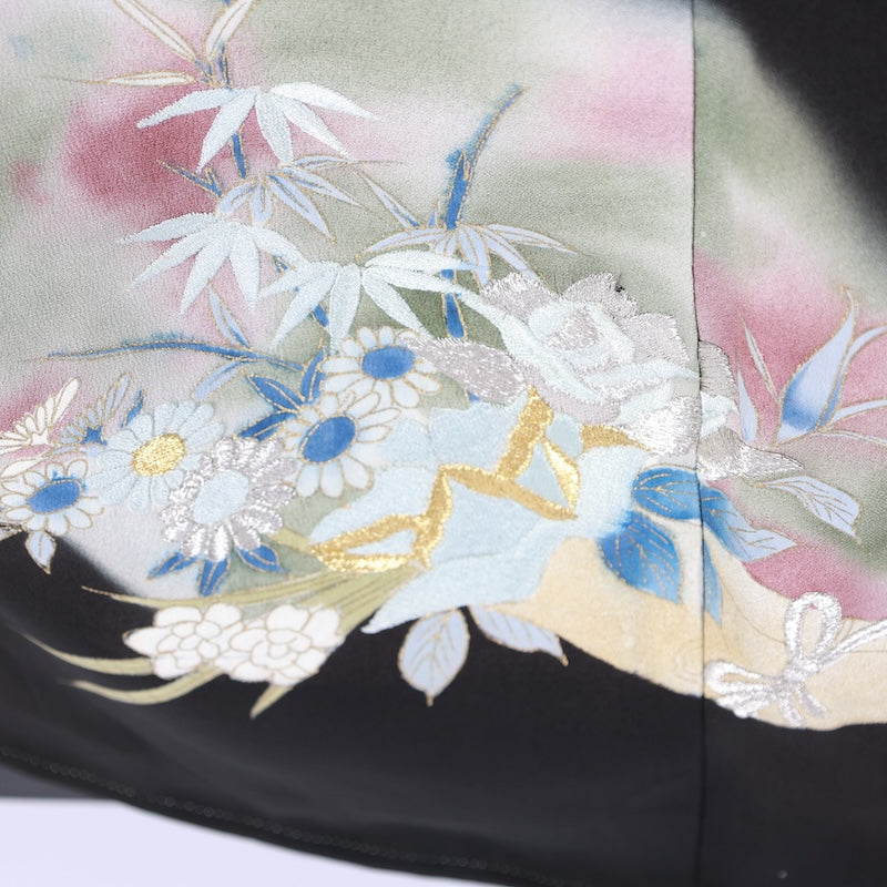Japan kimono Used 100% silk Size M/G51