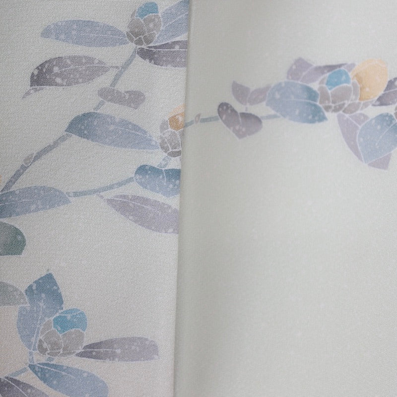 Used kimono (Houmongi) M-size 100% silk /1265