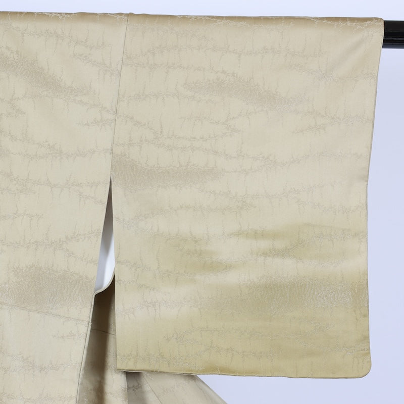 Japanese kimono used <Iromuzi> Msize silk 100% /T640