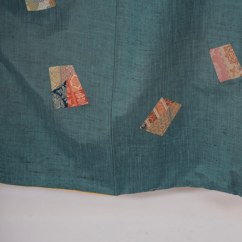 Used kimono (tsukesage) L-size 100% silk /1266