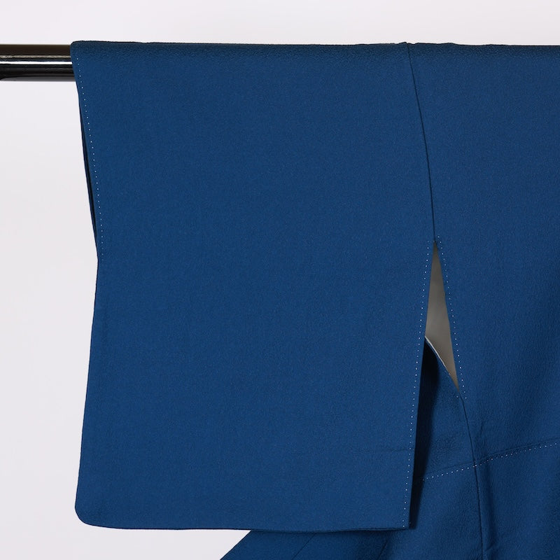 Japanese kimono used <Iromuzi> Msize silk 100% /T638