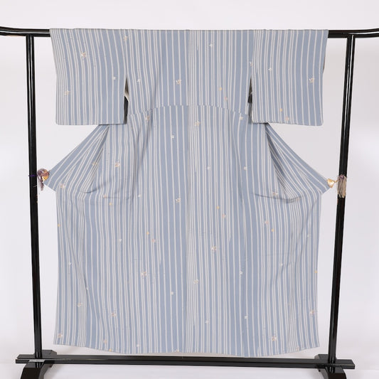 Japanese kimono Unused <Komon> Msize silk 100% /T637