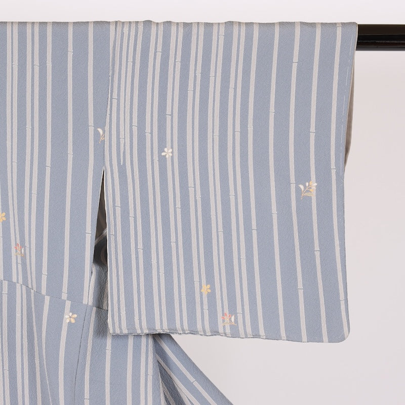 Japanese kimono Unused <Komon> Msize silk 100% /T637