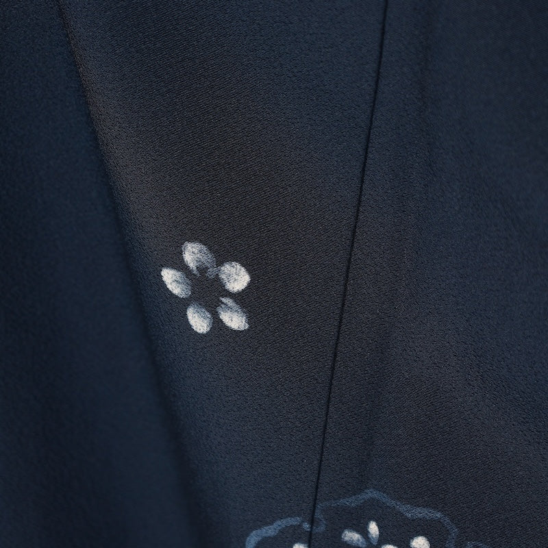 Japanese kimono used <houmongi> Msize silk 100% /T636