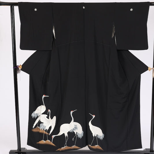 Japan kimono used 100% silk sizeM/G61