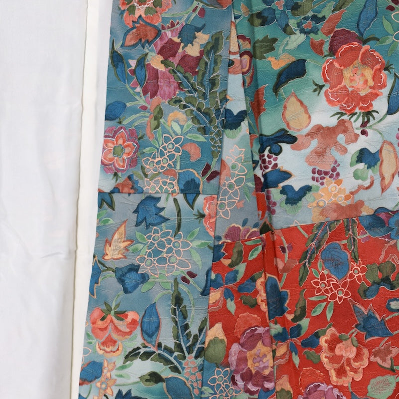 Japanese kimono Unused <Komon> Msize silk 100% /T635