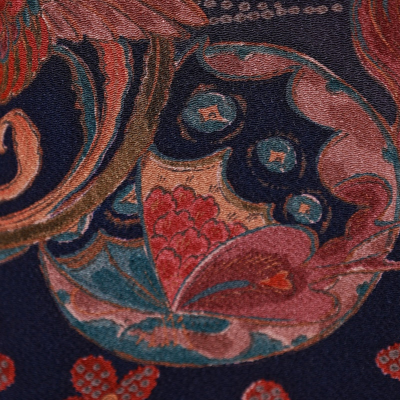 Japanese kimono used <Komon> Msize silk 100% /T634