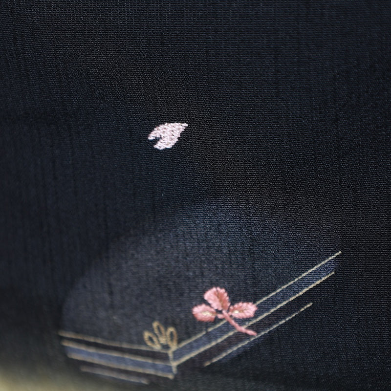 Japanese kimono used <houmongi> Msize silk 100% /T632