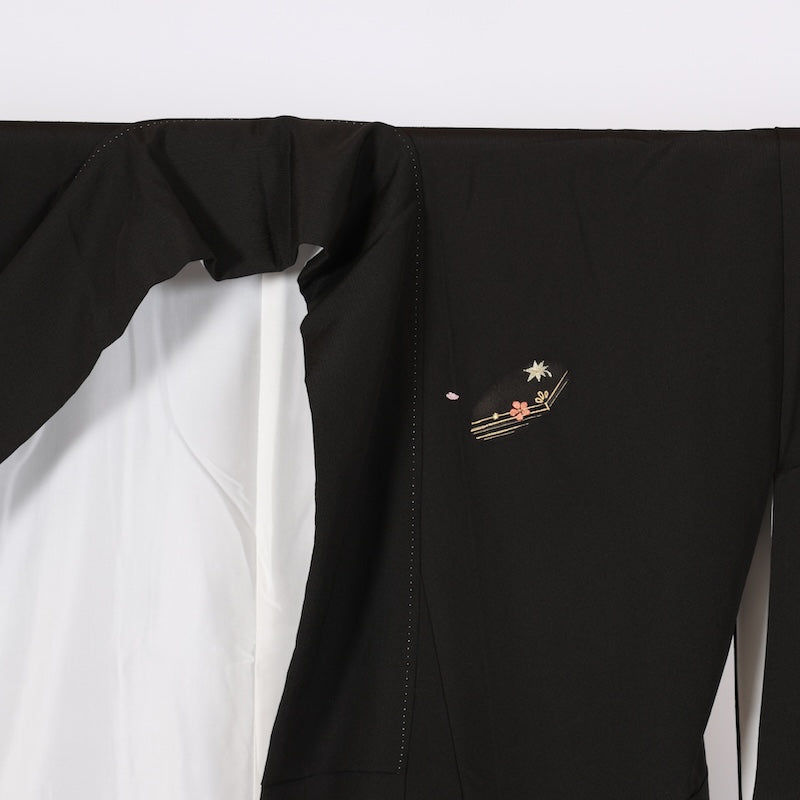 Japanese kimono used <houmongi> Msize silk 100% /T632