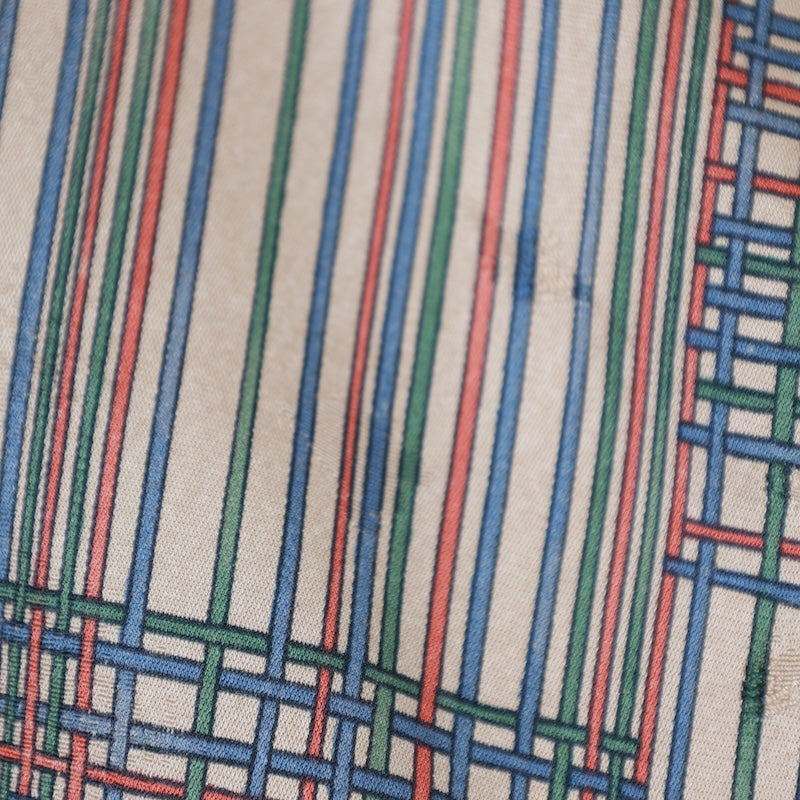 Japanese kimono used <Komon> Msize silk 100% /T631