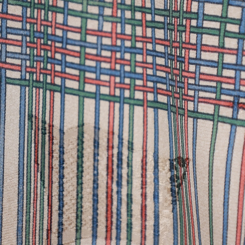Japanese kimono used <Komon> Msize silk 100% /T631