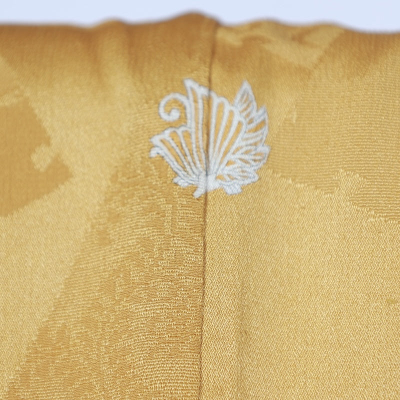 Japanese kimono used <Iromuzi> Msize silk 100% /T630
