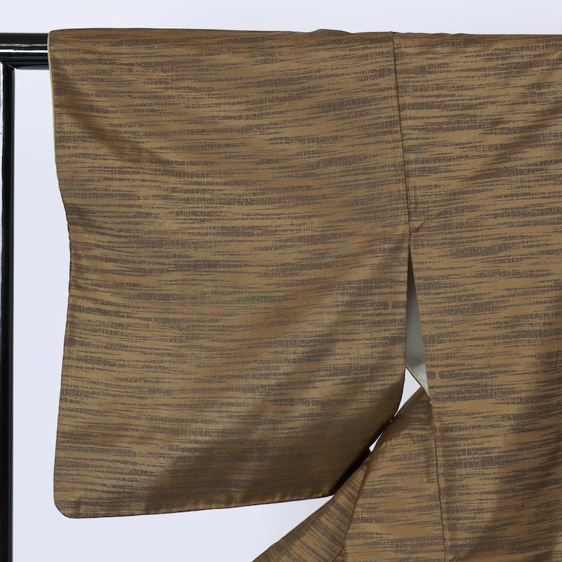 Japanese kimono used <Tsukesage> Lsize silk 100% /T629