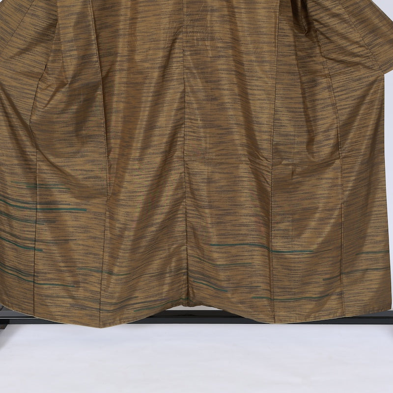 Japanese kimono used <Tsukesage> Lsize silk 100% /T629
