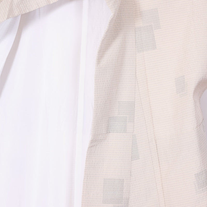Japanese kimono used <Tsumugi> Msize silk 100% /T628