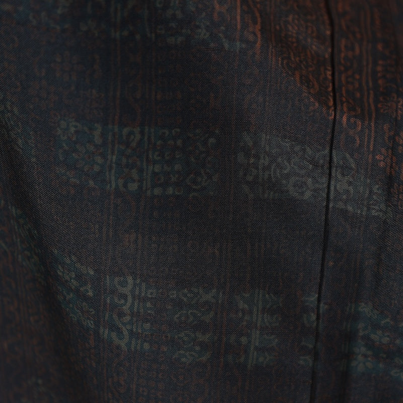 Japanese kimono used <houmongi> Msize silk 100% /T627