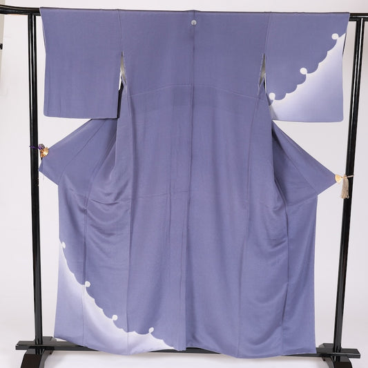 Japanese kimono Used(Houmongi) L-size 100% silk /G65