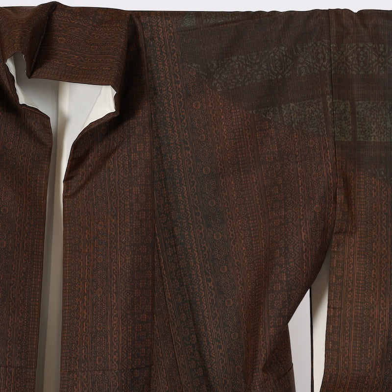 Japanese kimono used <houmongi> Msize silk 100% /T627
