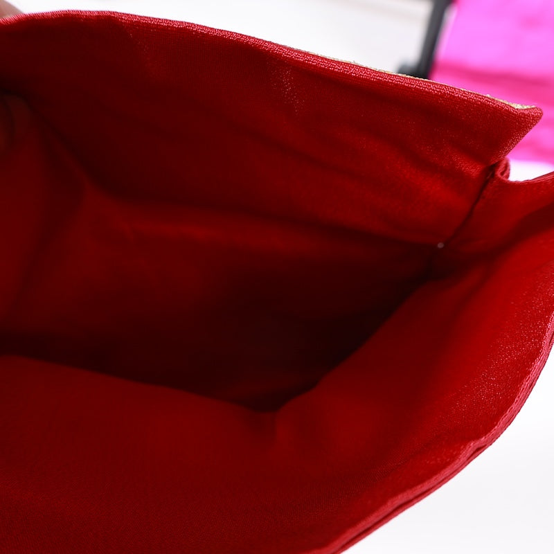 Sukiya bag wine gold green brown peony i48