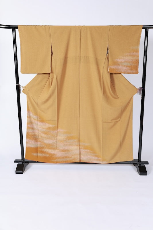 Japanese kimono Unused New <Tsukesage> M-size silk 100% /B1106