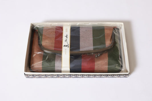 Gamakuchi Mustard Blue Red Brown Light purple G69