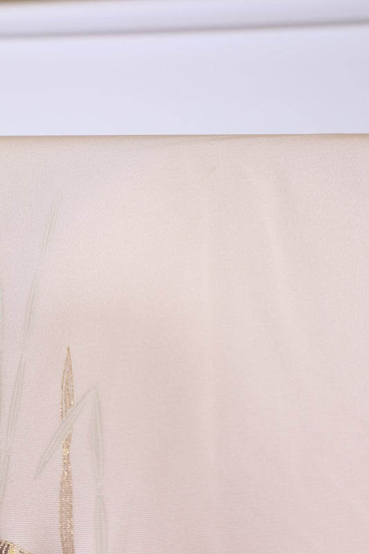 Japanese kimono used <houmongi> Msize silk 100% /B1100