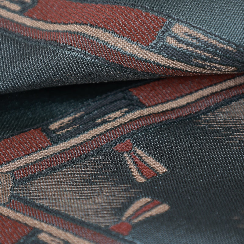 Japanese kimono sash belt (obi) tetoron / B336