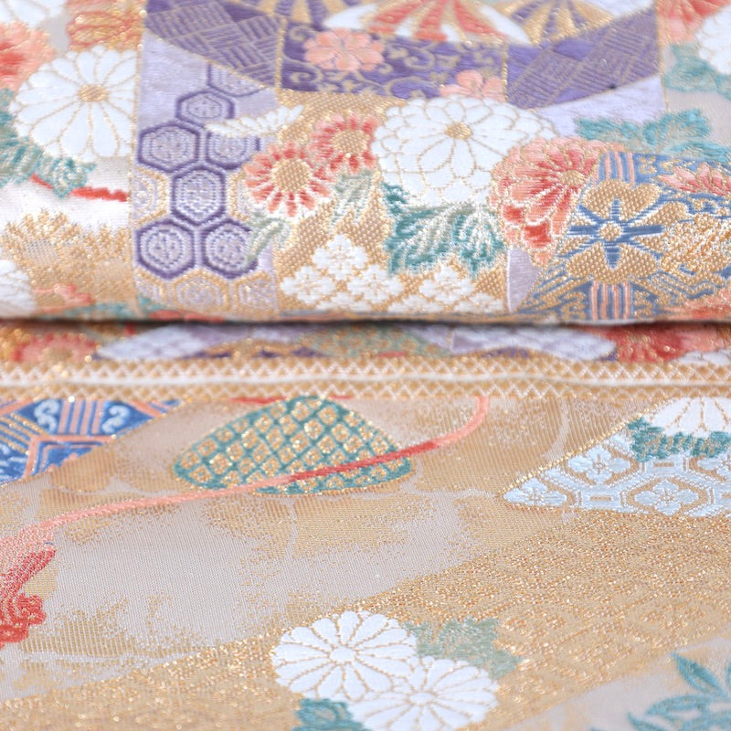 sash belt (Hukuro-obi) 100% silk / 1344