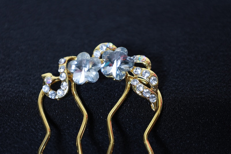 Hair Accessory Gold Rhinestone pre-owned / D29