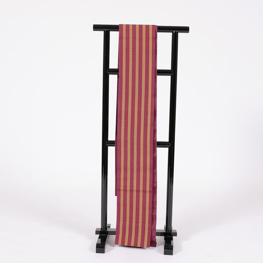 sash belt (Hanhaba-obi) reversible silk 100/B354