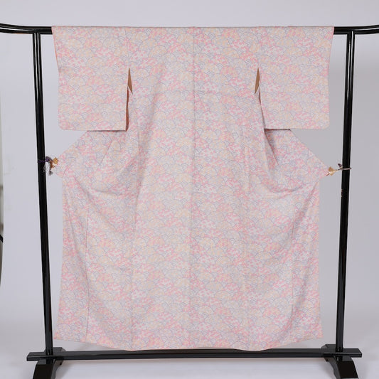 Japanese kimono (M) -size 100% silk / 387