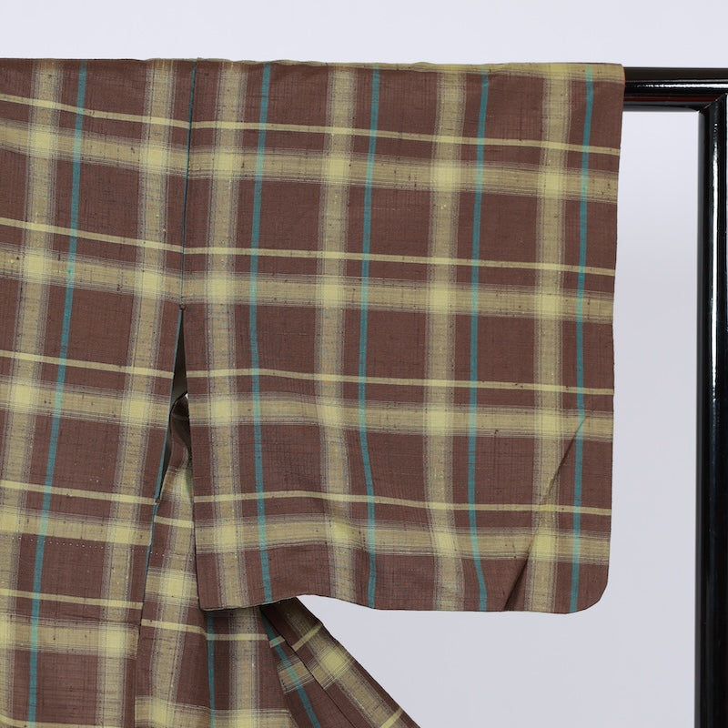 Japanese kimono<L>-size silk 100% silk / B384