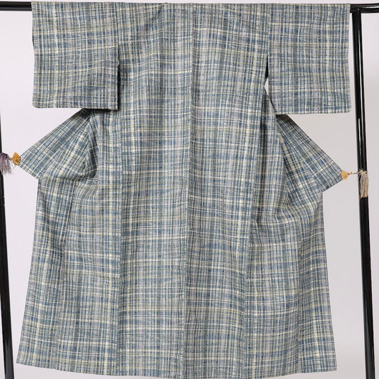 Japanese kimono (Komon) M-size wool / 1348