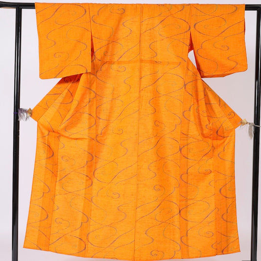 Japanese kimono (Komon) M-size wool / 1351