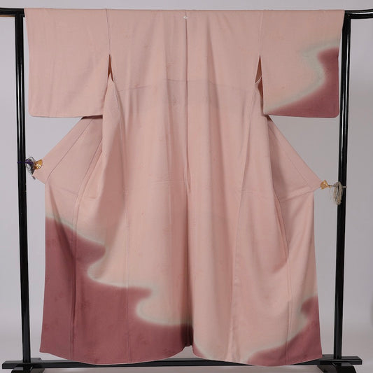 Japanese kimono (Tsukesage) M-size 100% silk / 1360