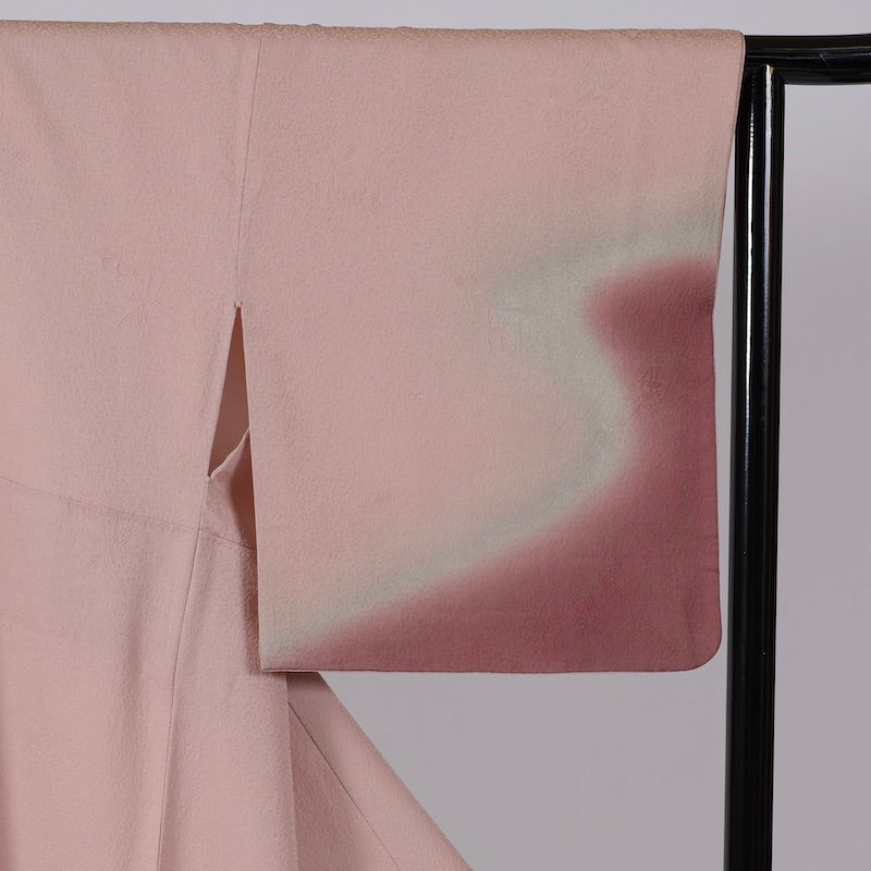 Japanese kimono (Tsukesage) M-size 100% silk / 1360