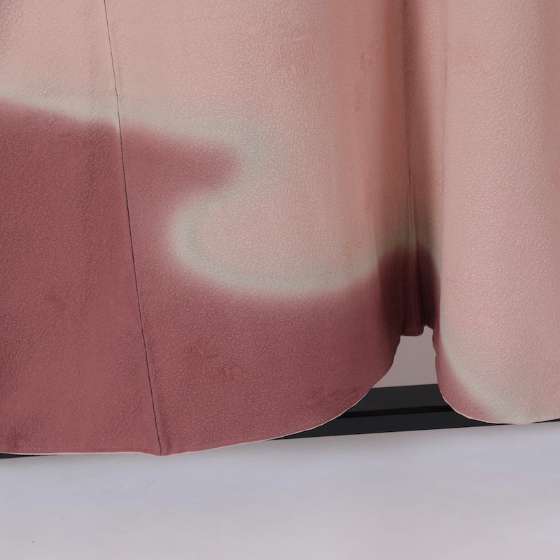 Japanese kimono (Tsukesage) M-size 100% silk / 1360