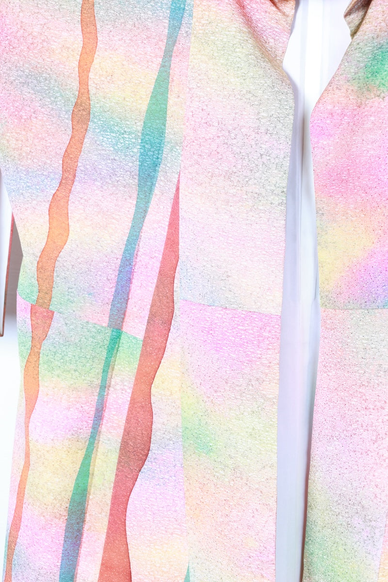 Komon kimono Hand-dyed new /R417
