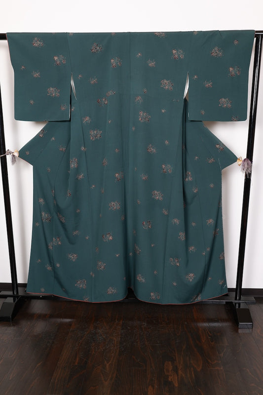 Edo komon kimono Hand-dyed Pre-owned/R446