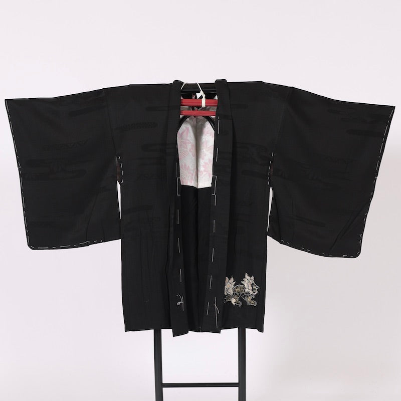Japanese kimono Jacket (Haori) M-size 100% silk / 1378