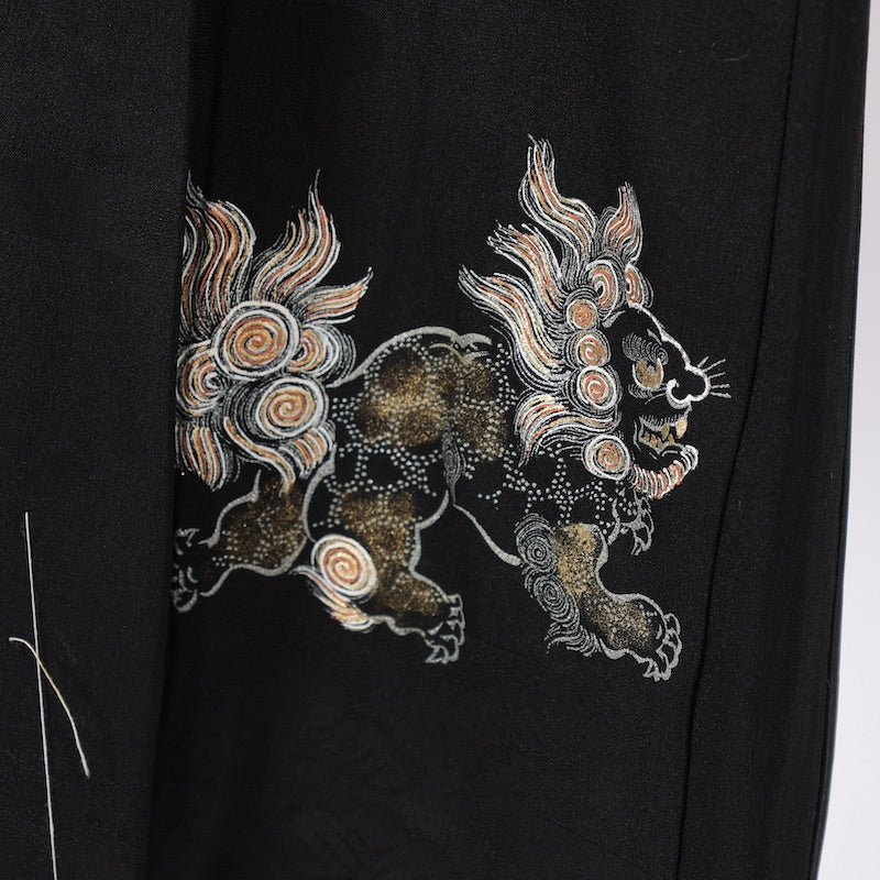 Japanese kimono Jacket (Haori) M-size 100% silk / 1378