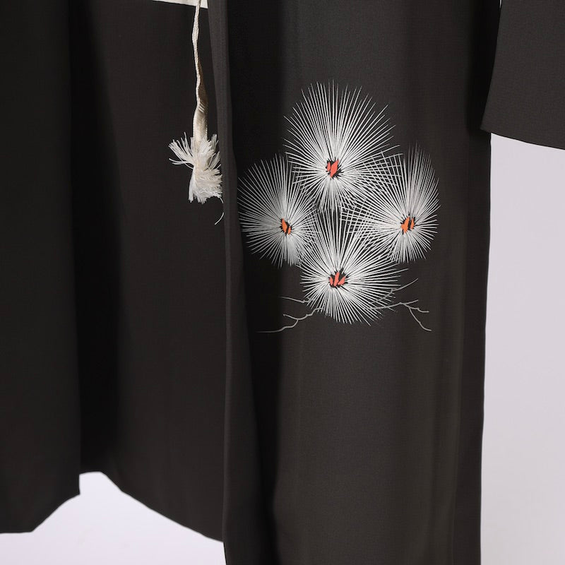 Japanese kimono Jacket (Haori) M-size 100% silk / 1379